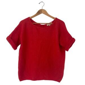 La Maille Sezane Merino Wool Scoop Neck Top Size Small